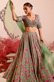 Liuora Lehenga set of 3