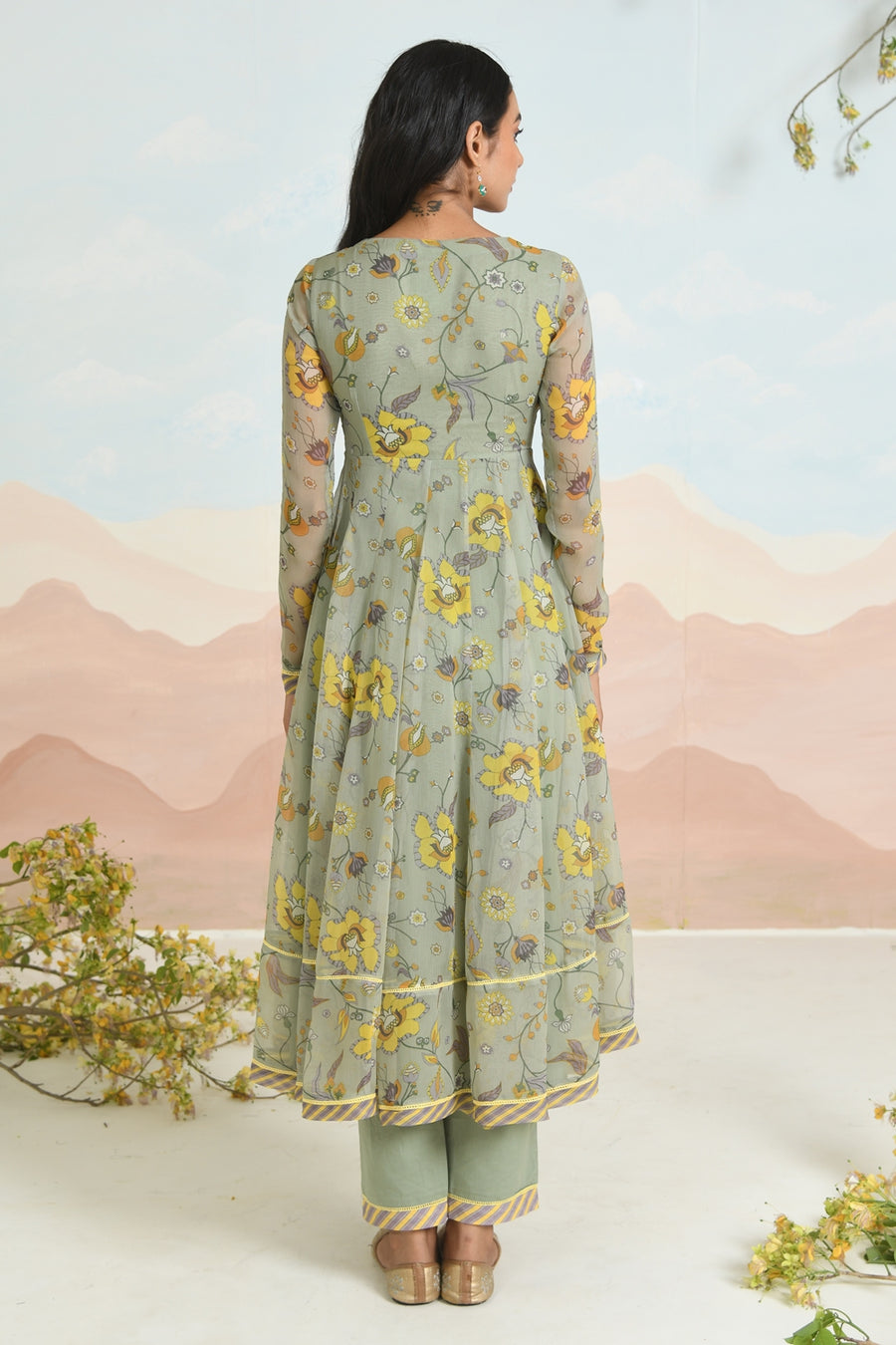 SUNPETAL ANARKALI - SET OF 3