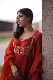 ADAH ANARKALI SET OF 4