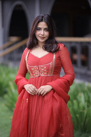 ADAH ANARKALI SET OF 4