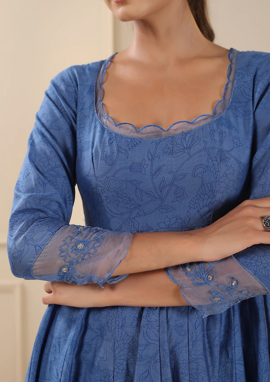 Piyali Anarkali set of 3 °