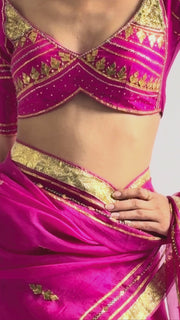 SARGAM SAREE WITH UNSTITCHED BLOUSE