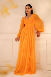 Grace Orange Dress