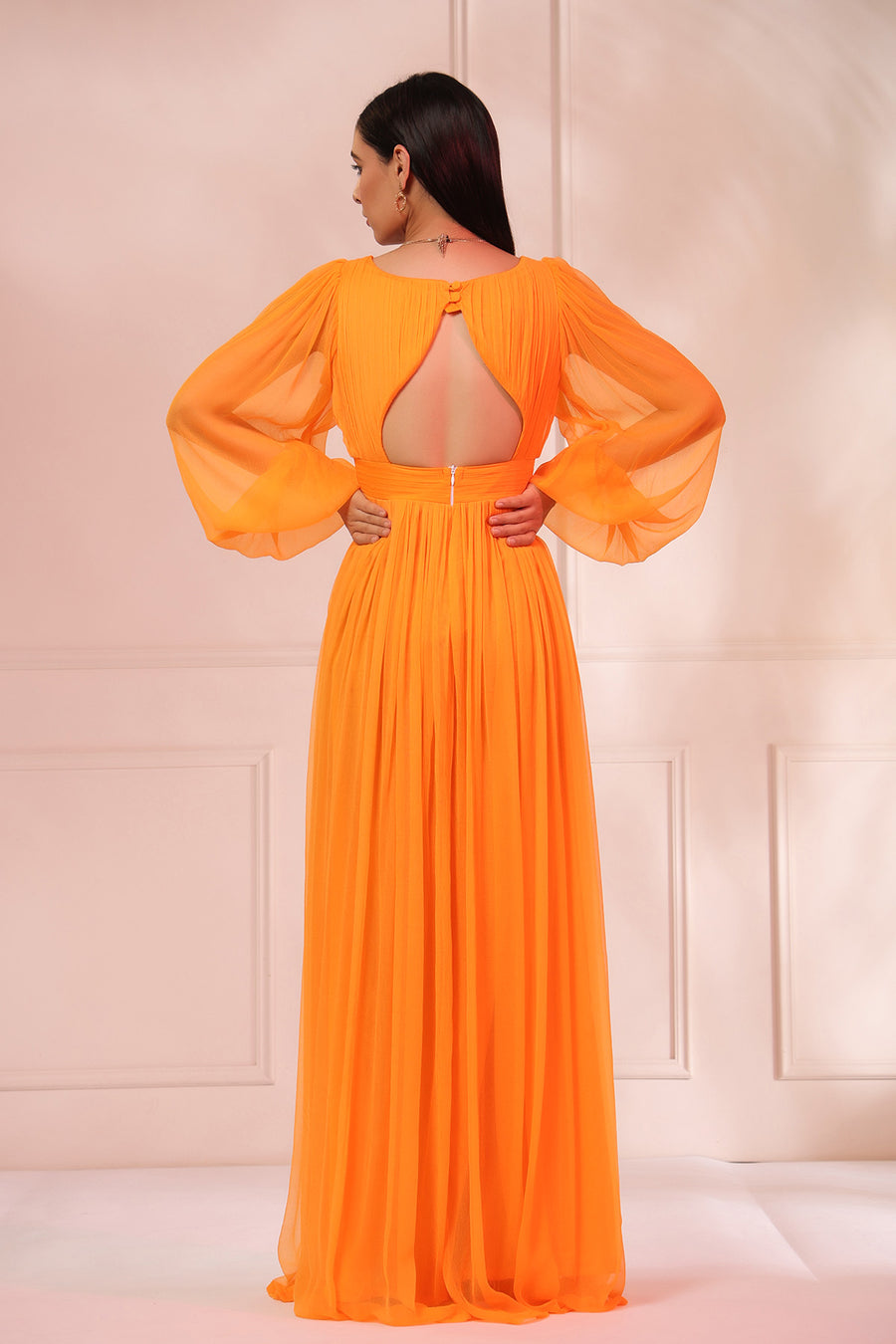 Grace Orange Dress
