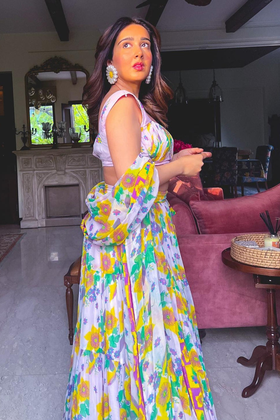 Sanjana Batra In Basirat Lehenga Set Of 3