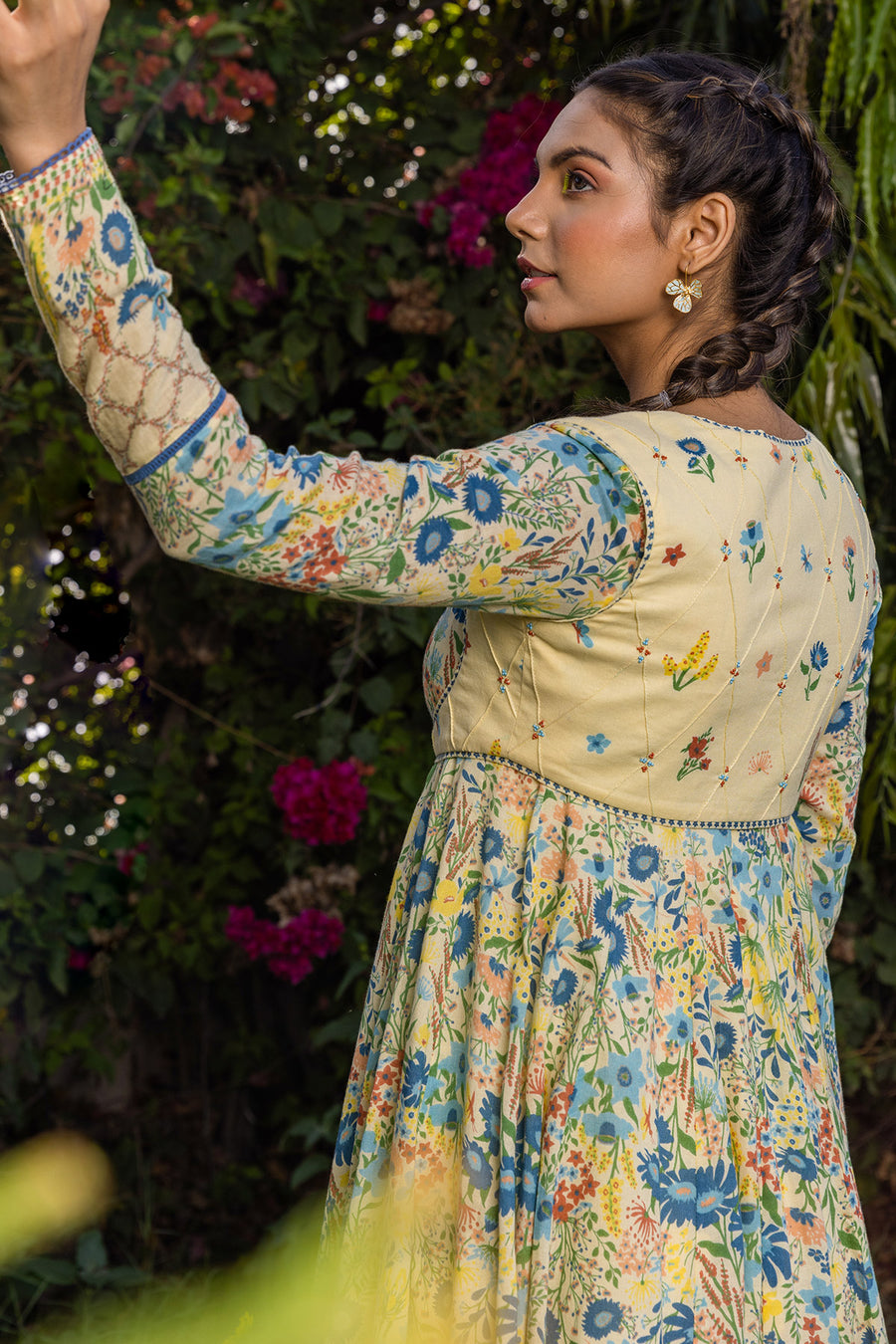 Savanna Anarkali With Koti Set Of 4 °