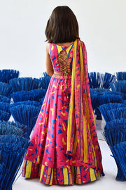 Phulvaari Lehenga Set Of 3 °