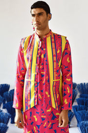 Jalwaa Bandi Kurta Set Of 3 •