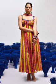 Roze Anarkali Set Of 3 °