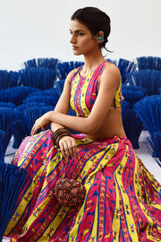 Baagh Short Lehenga Set Of 2 °