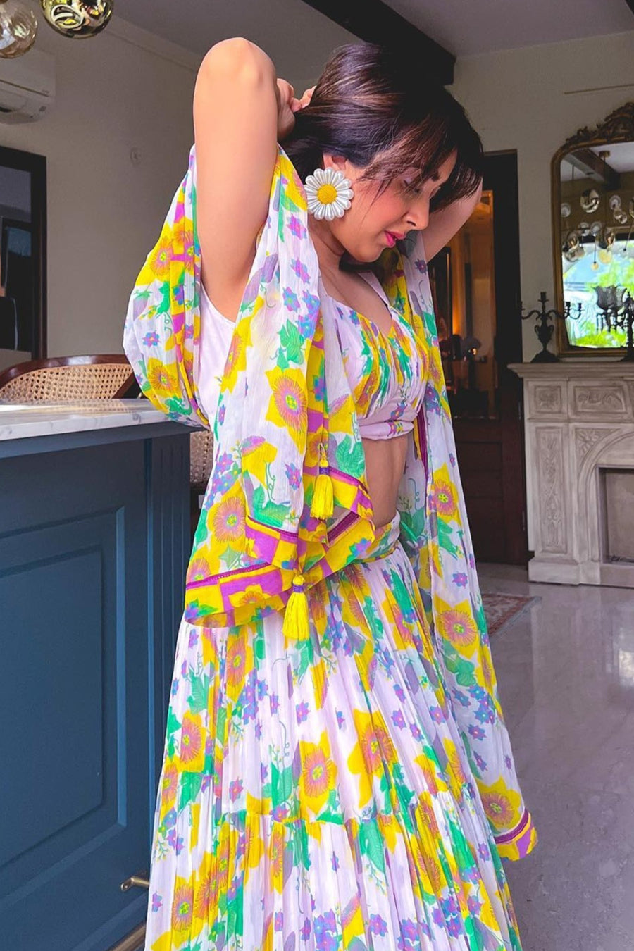 Sanjana Batra In Basirat Lehenga Set Of 3