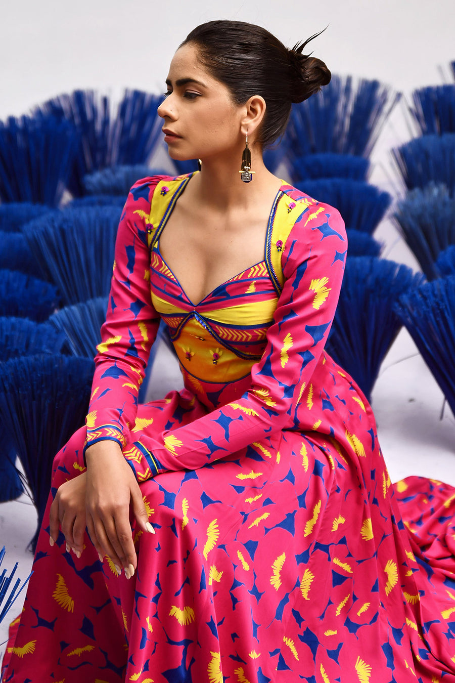 Flora Anarkali Kurta °