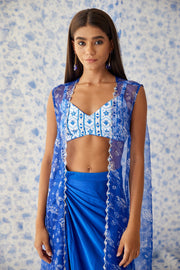 Abhra Skirt Choga Set Of 3