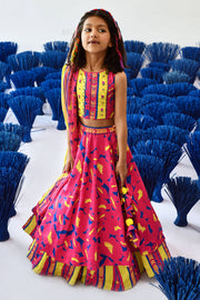 Phulvaari Lehenga Set Of 3 °