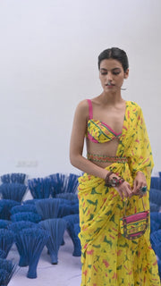 Prito Ruffle Saree