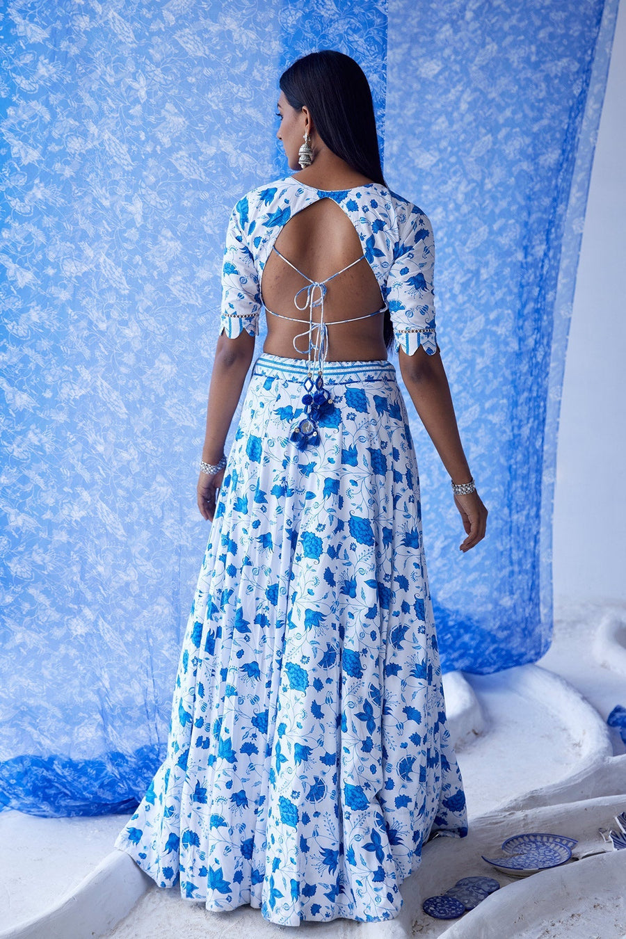 Alizee Lehenga Set Of 3 - Baise Gaba