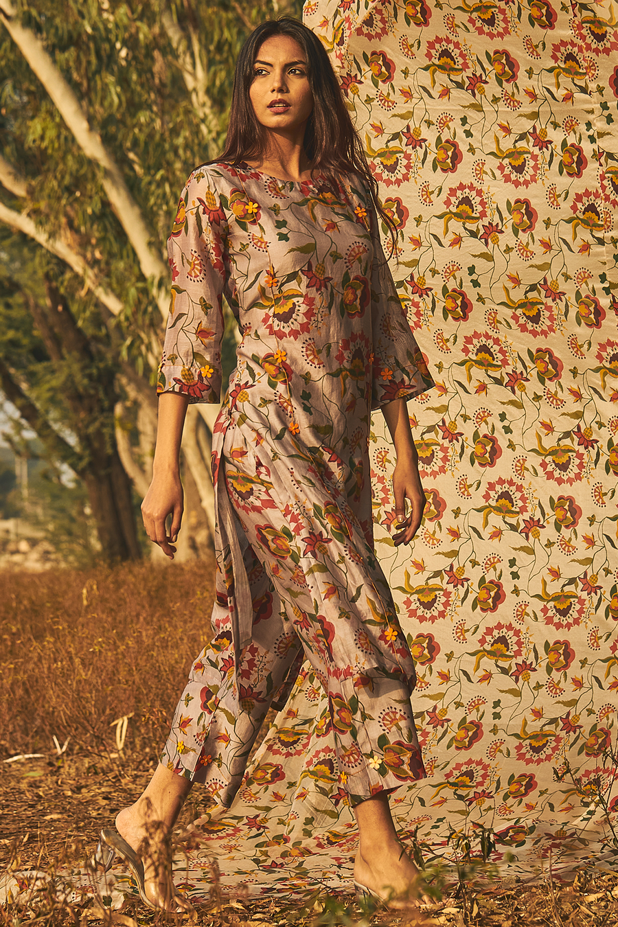 Balsam Kurta Set Of 2 - Baise Gaba