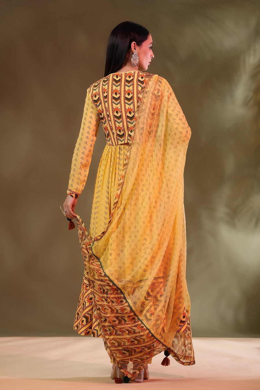 Cynthia Anarkali Set Of 4 - Baise Gaba