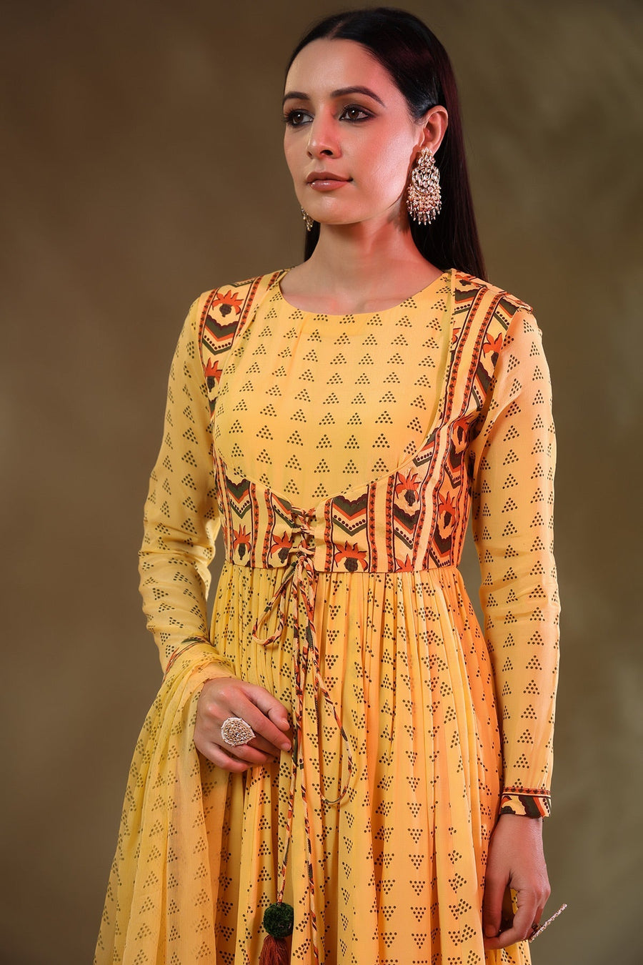 Cynthia Anarkali Set Of 4 - Baise Gaba