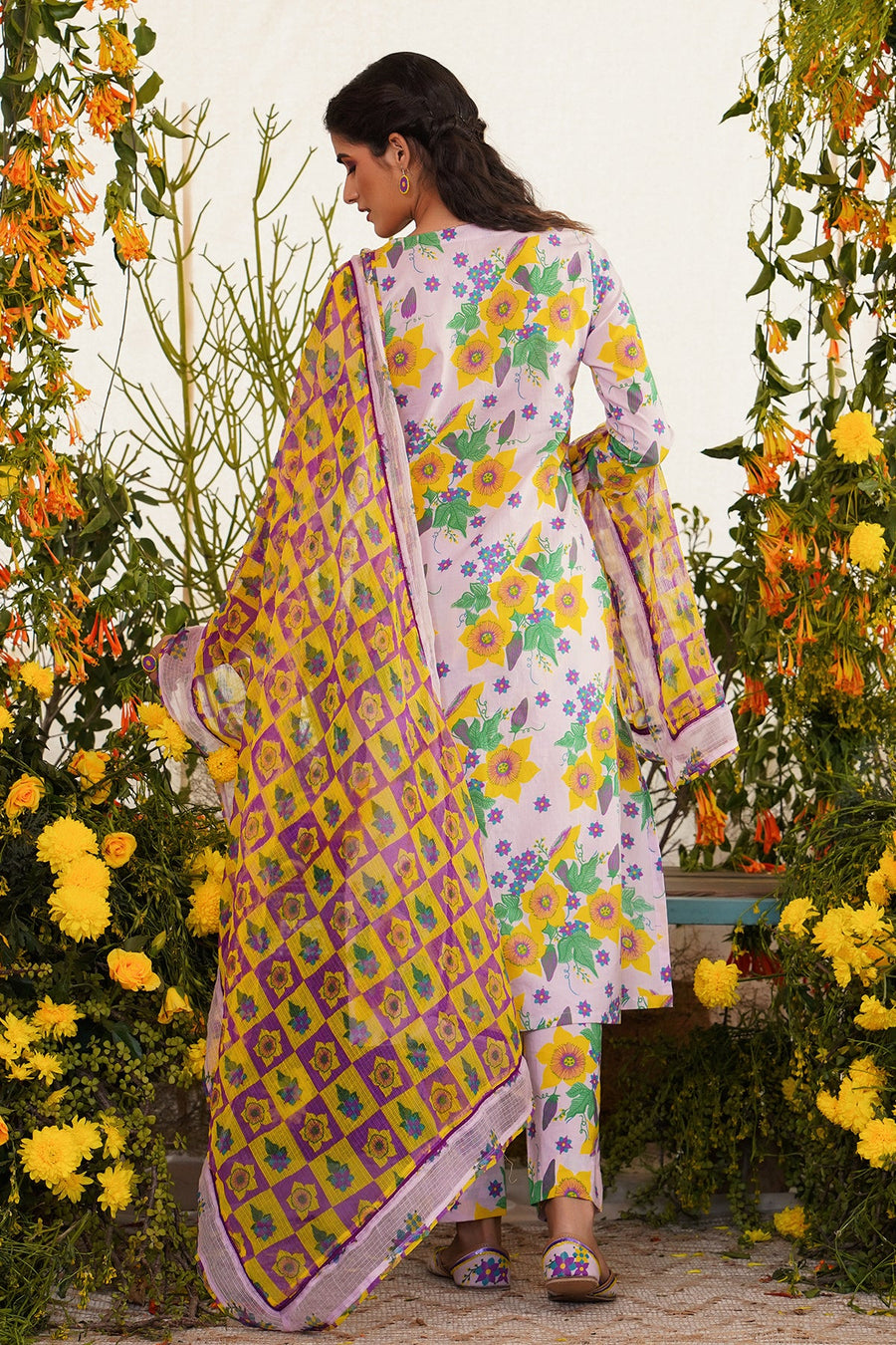 Farda Kurta Set Of 2 - Baise Gaba