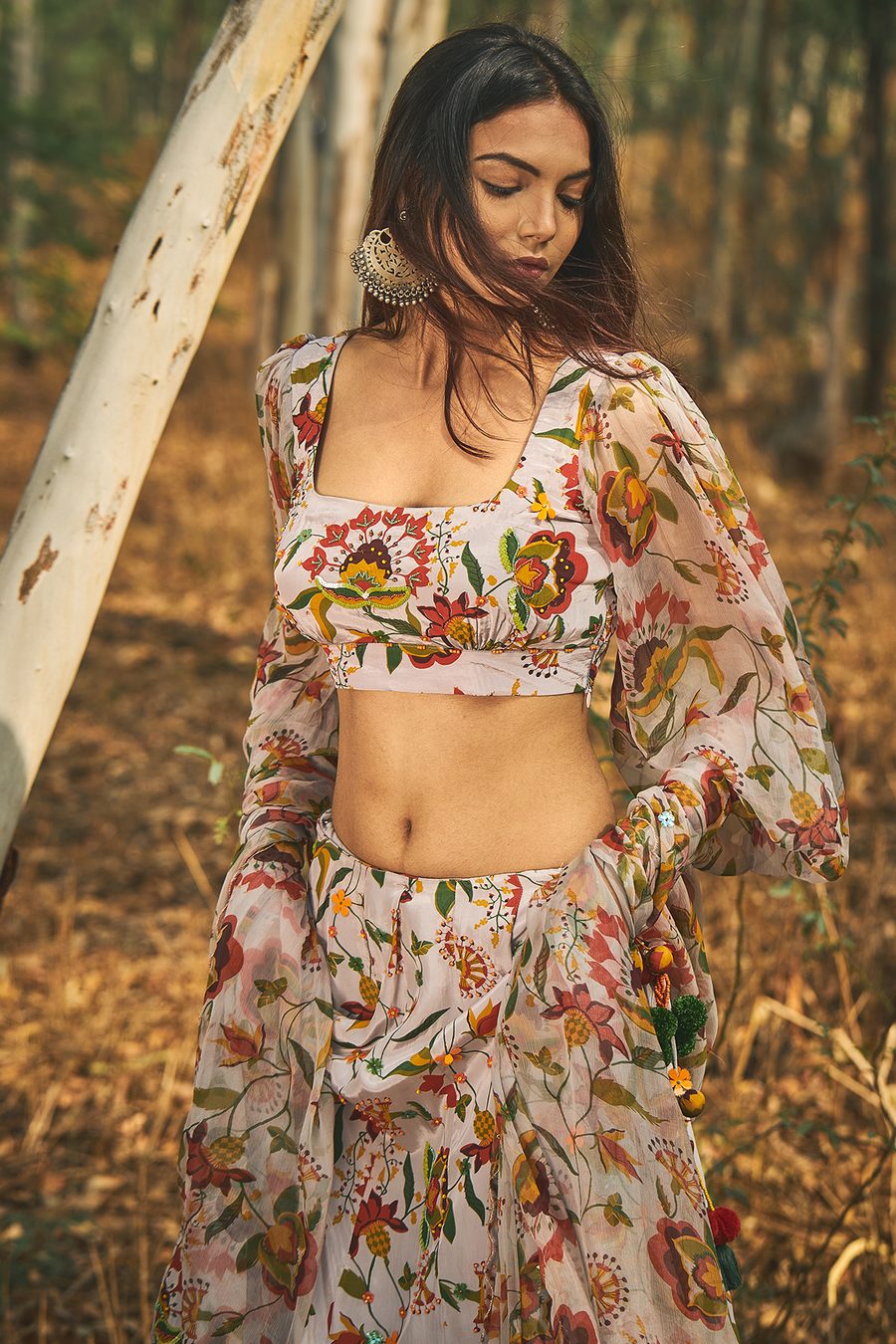 Grey Blouse - Baise Gaba