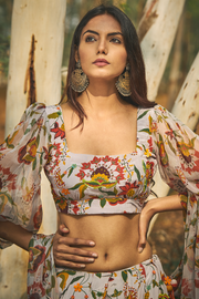 Grey Blouse - Baise Gaba