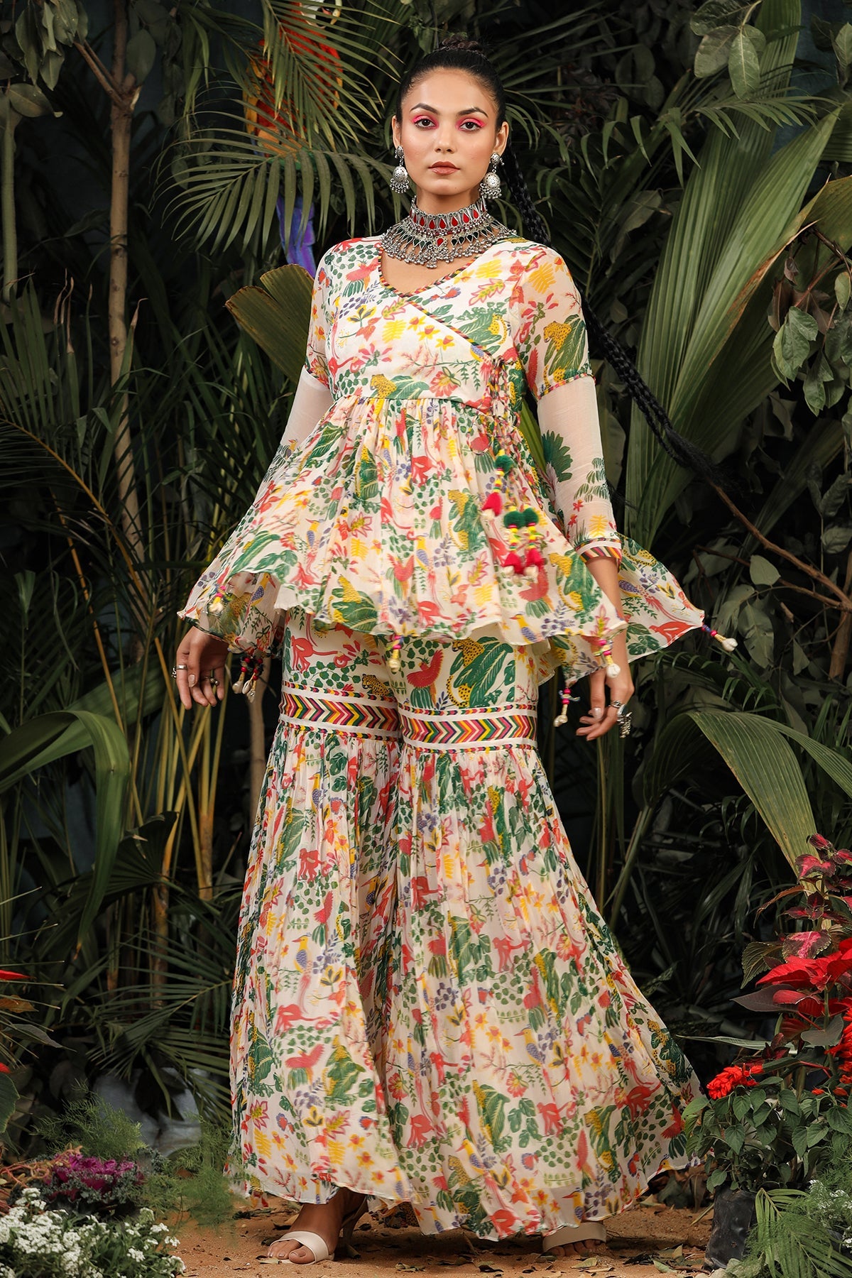 Gul Gharara Set Of 2 - Baise Gaba