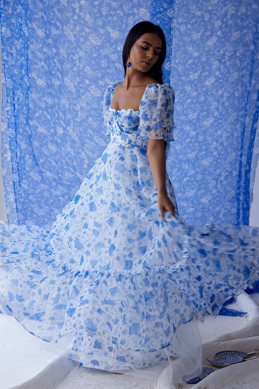 Heer Organza Dress - Baise Gaba