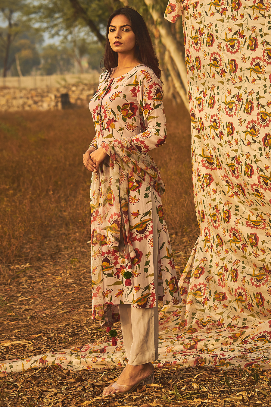 Jasmine Kurta Set Of 3 - Baise Gaba
