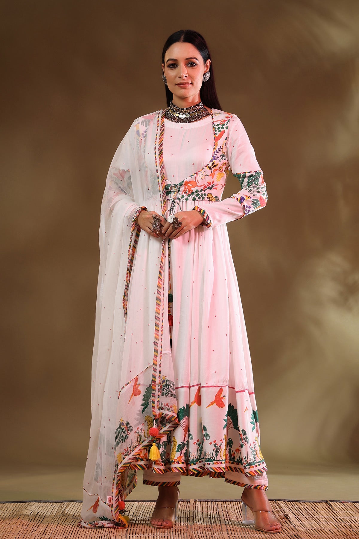 Kainaat Anarkali Set Of 4 - Baise Gaba
