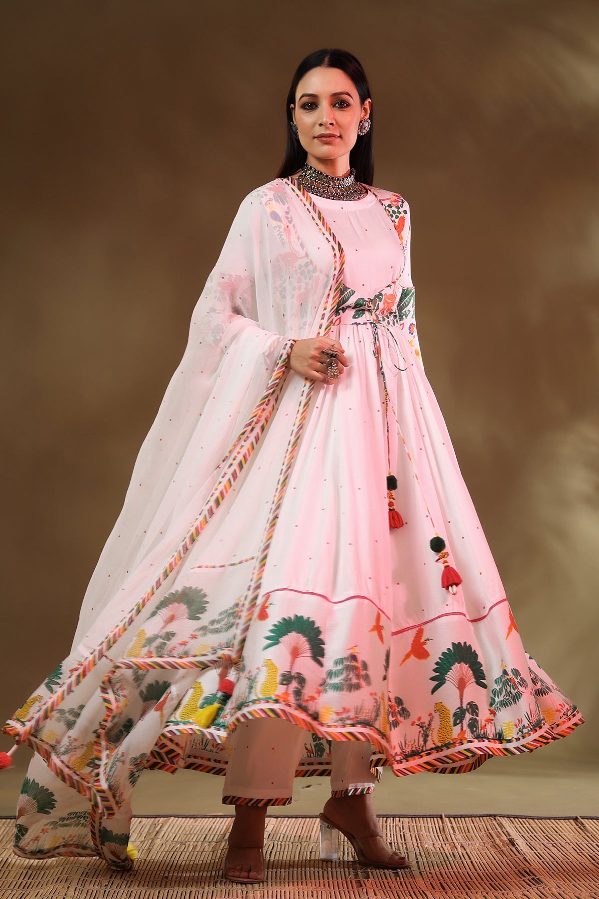 Kainaat Anarkali Set Of 4 - Baise Gaba