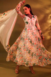 Kanan anarkali set of 3 - Baise Gaba