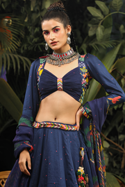 Maahnoor Lehenga Set of 3 - Baise Gaba
