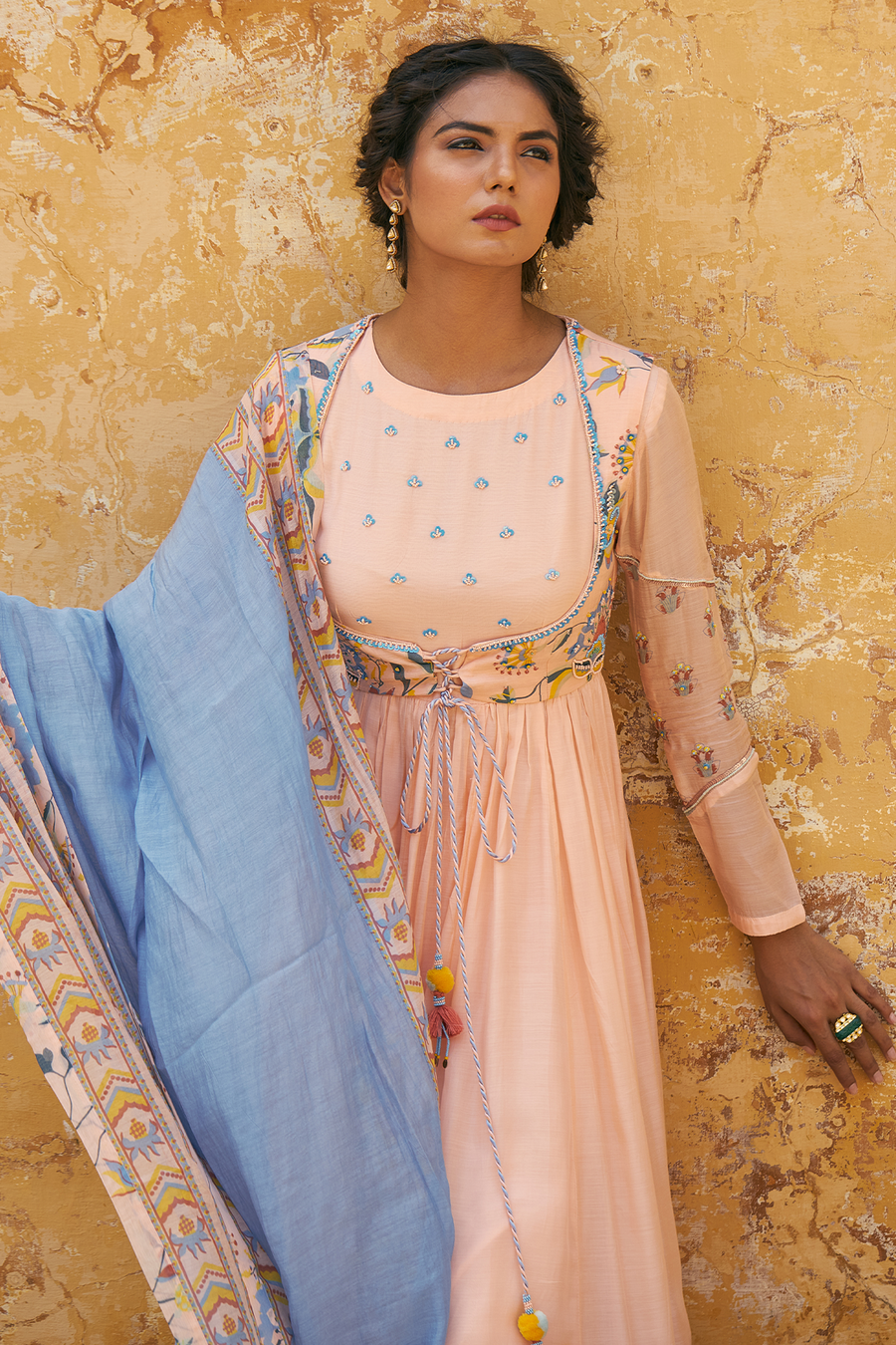 Mann Mohini Anarkali with Koti set of 2 - Baise Gaba