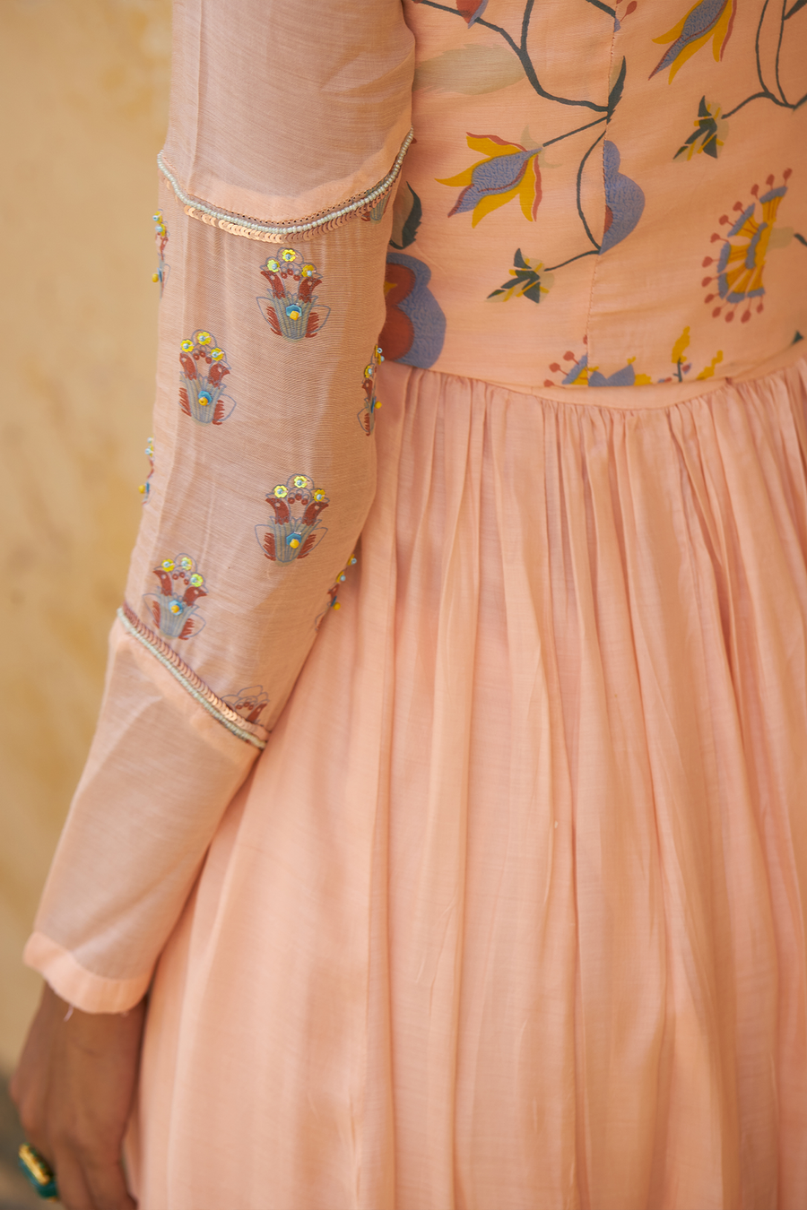 Mann Mohini Anarkali with Koti set of 2 - Baise Gaba