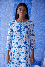 Megh Straight Suit Set Of 3 - Baise Gaba