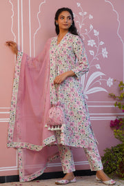 Mellow Kurta Set Of 3 - Baise Gaba
