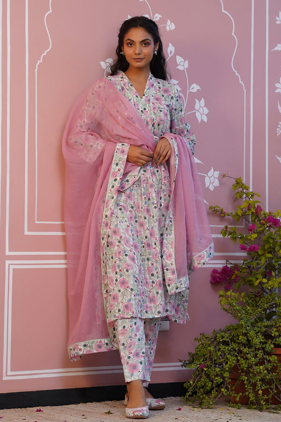 Mellow Kurta Set Of 3 - Baise Gaba