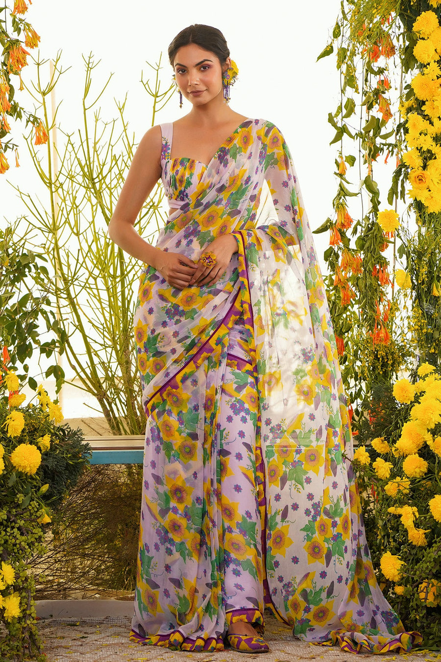 Muqaddas Saree - Baise Gaba