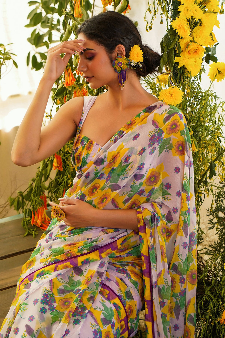 Muqaddas Saree - Baise Gaba