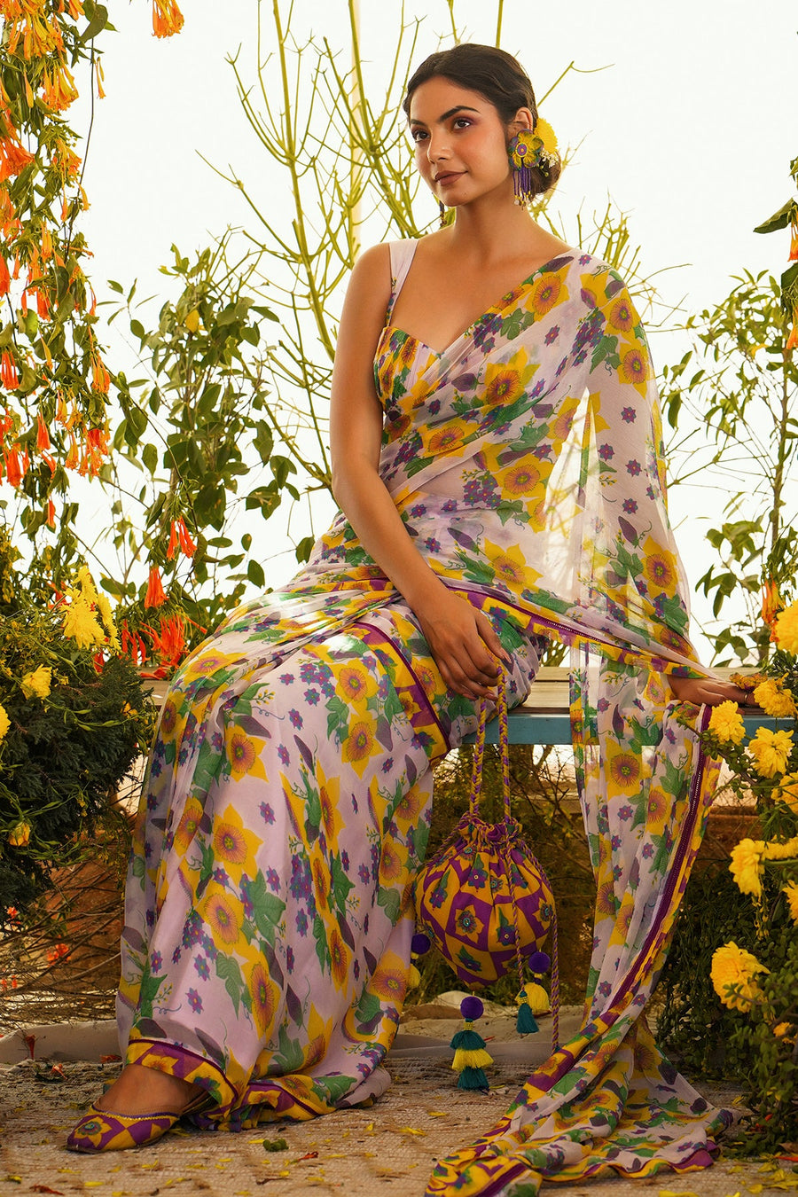 Muqaddas Saree - Baise Gaba