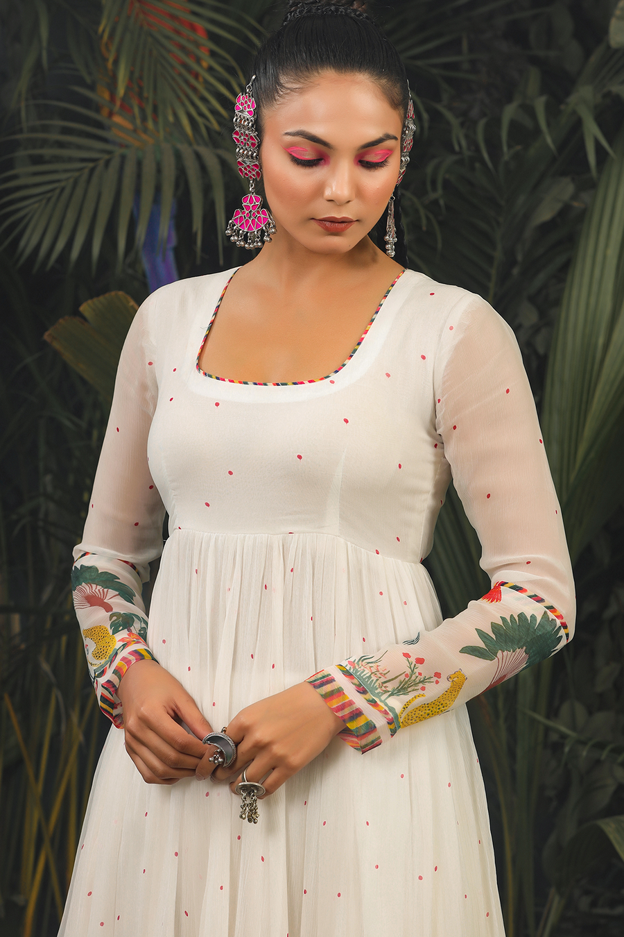 Noori Anarkali Set Of 3 - Baise Gaba