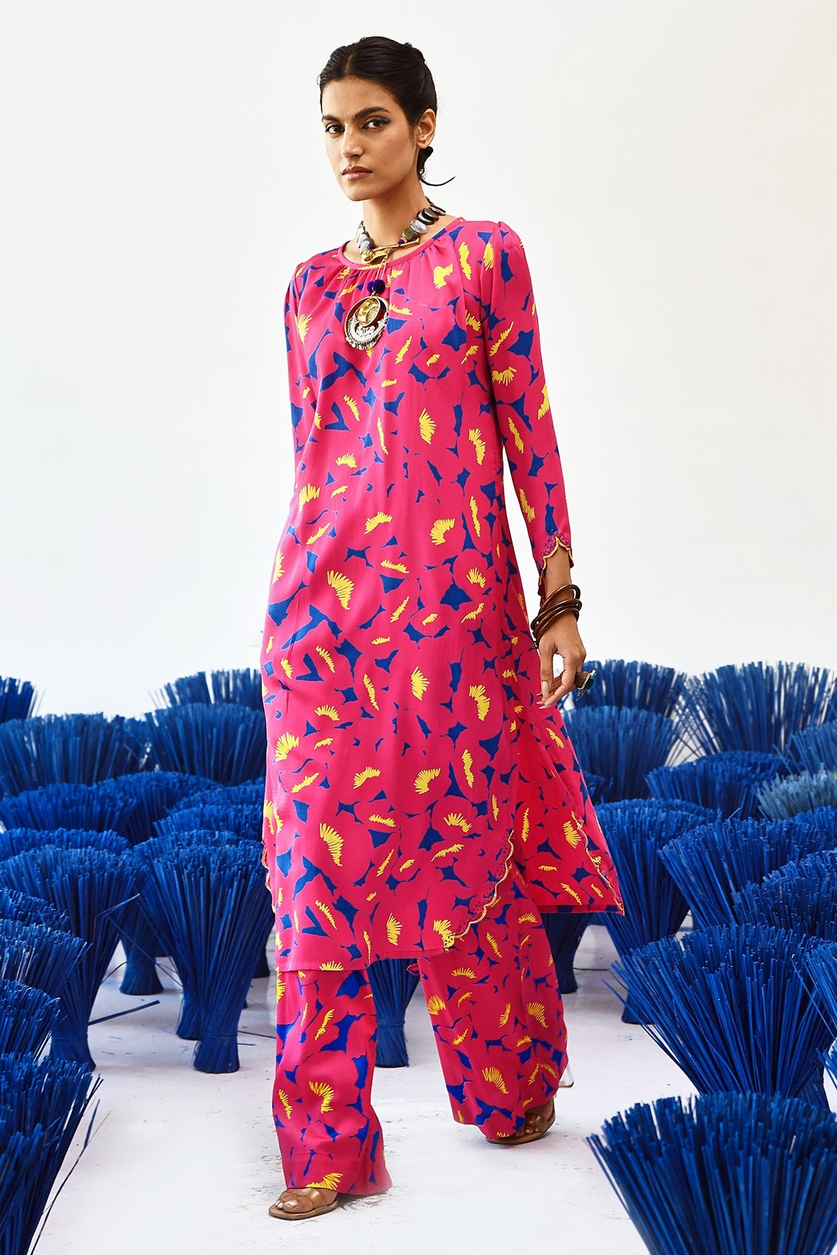 Patal Kurta Set Of 2 - Baise Gaba