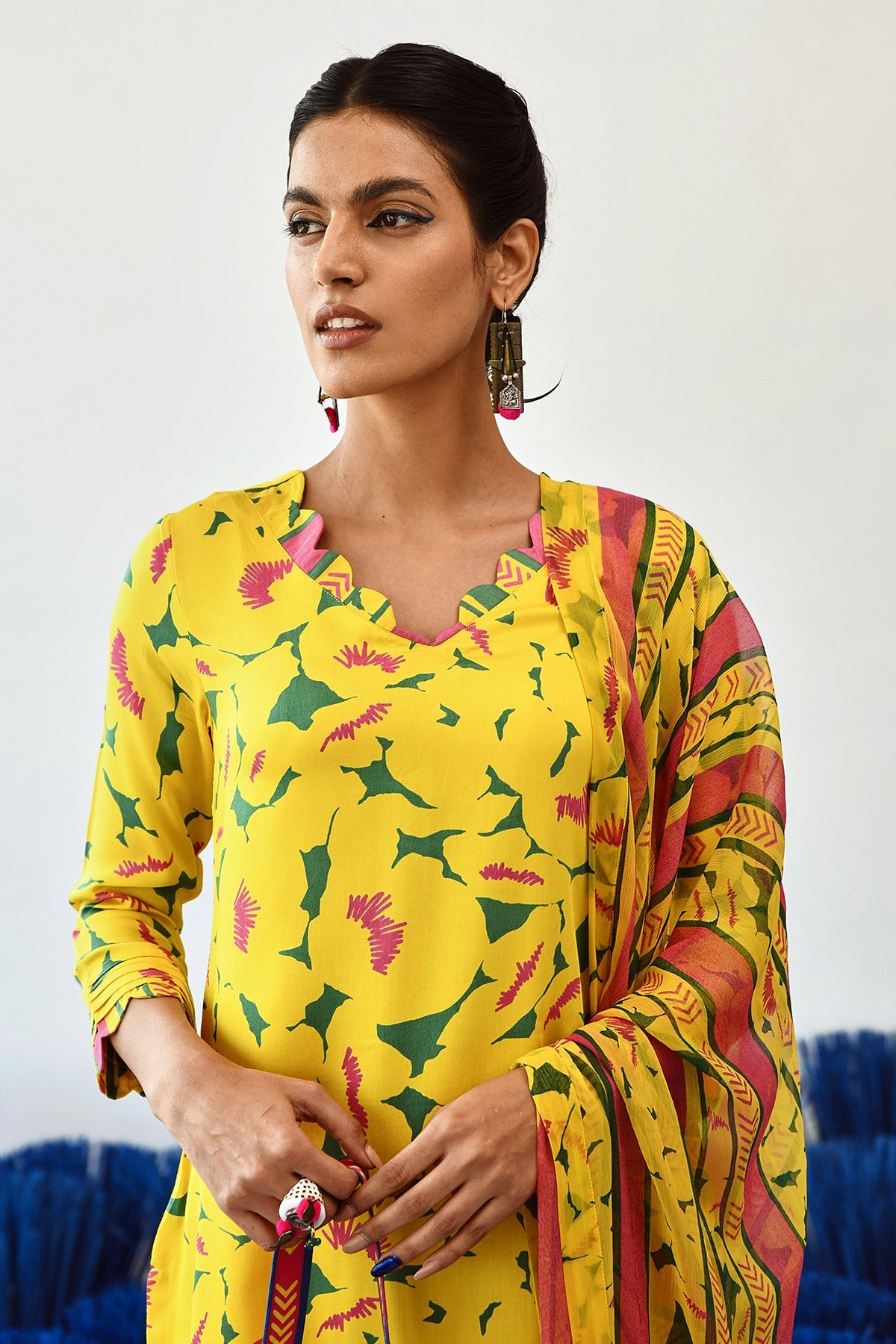Piitah Kurta Set Of 3 - Baise Gaba