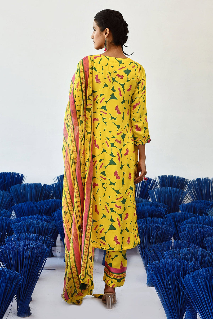 Piitah Kurta Set Of 3 - Baise Gaba