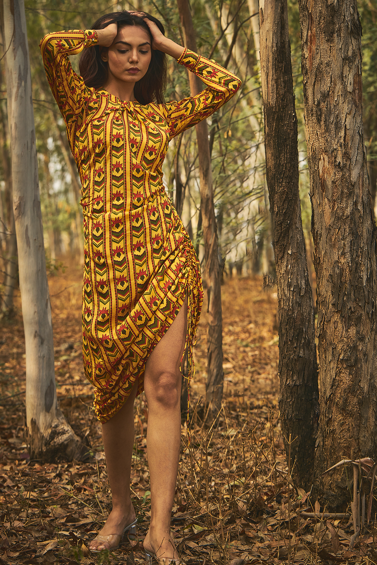 Prickly Sidestring Dress - Baise Gaba