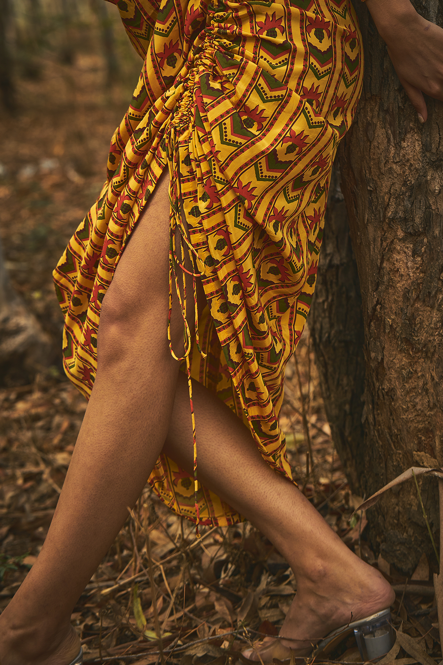 Prickly Sidestring Dress - Baise Gaba