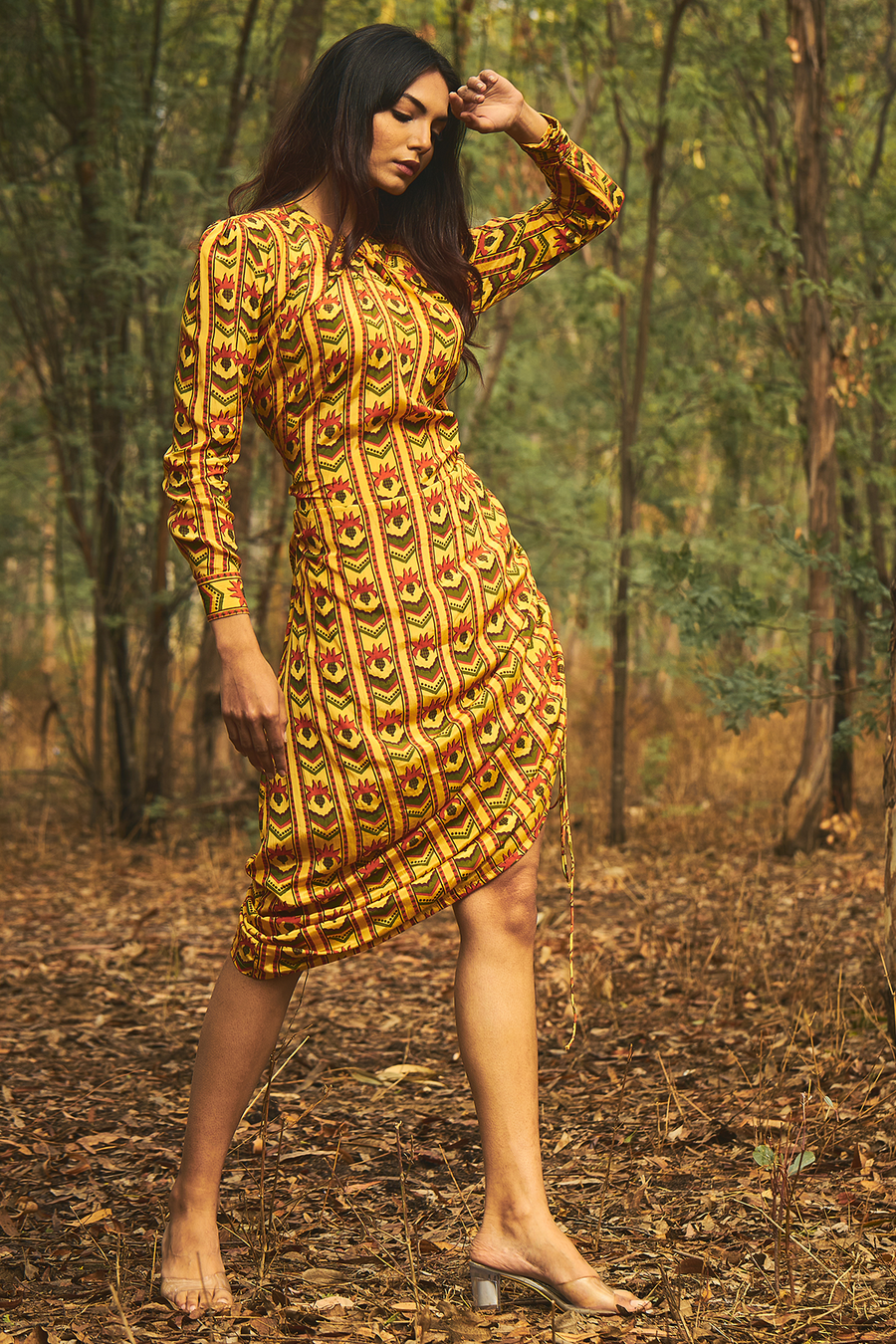 Prickly Sidestring Dress - Baise Gaba