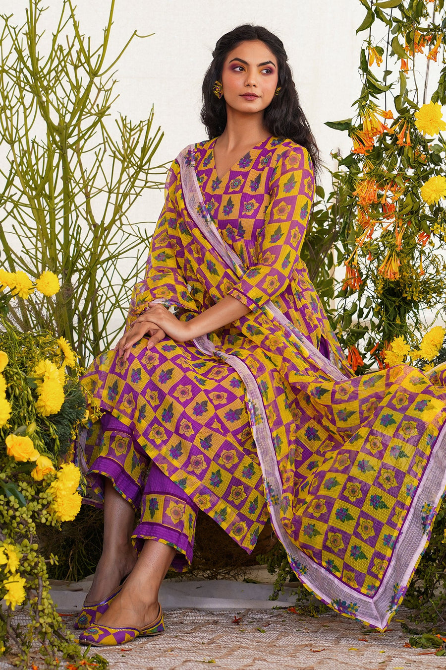 Qurbat Kurta Set Of 2 - Baise Gaba