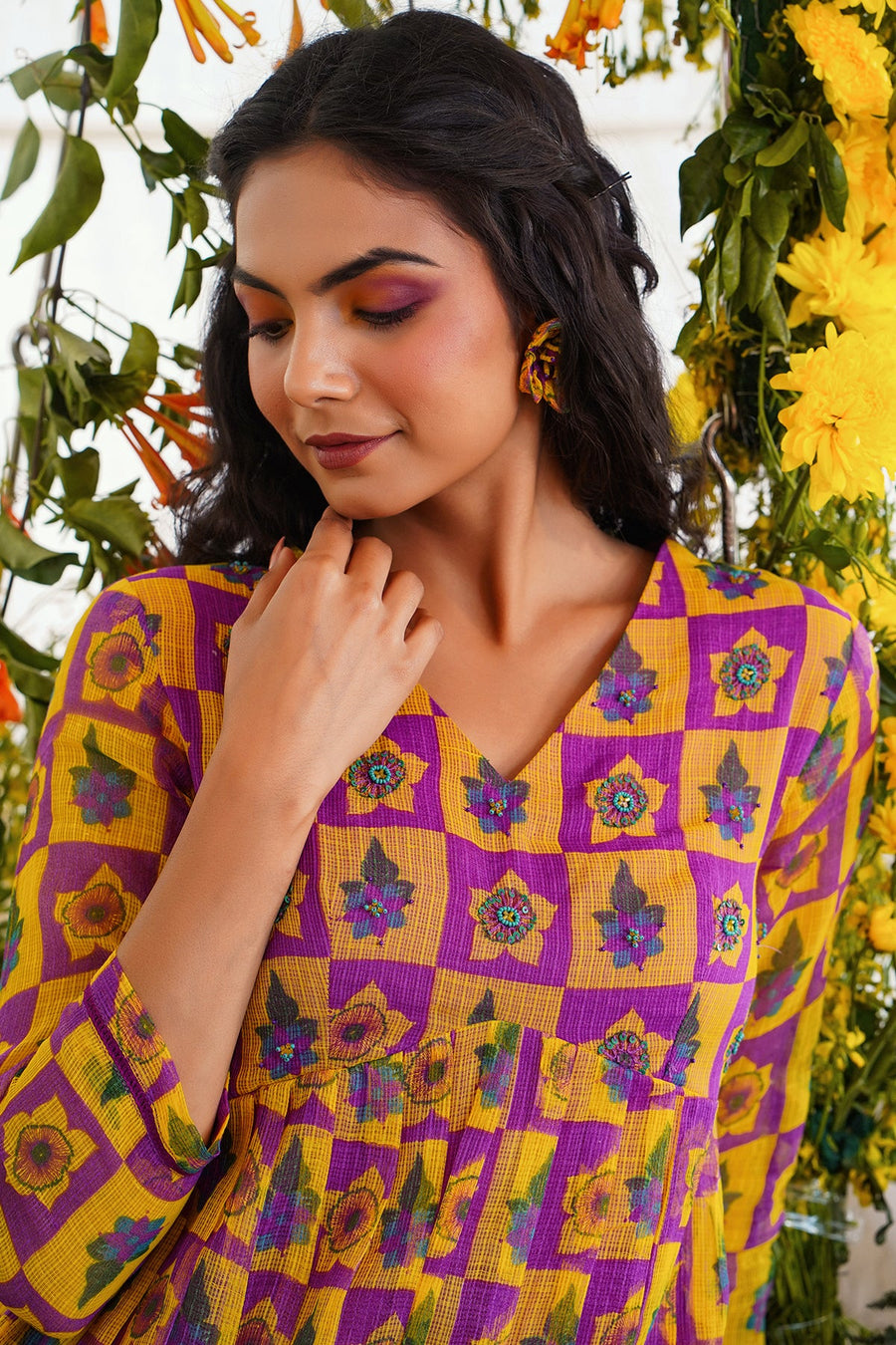 Qurbat Kurta Set Of 2 - Baise Gaba